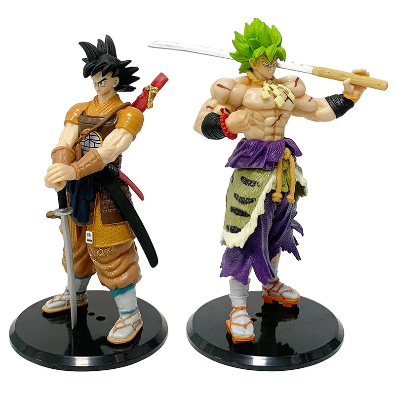 21cm Anime Z Figure – Samurai Son Goku & Broly - Image 2