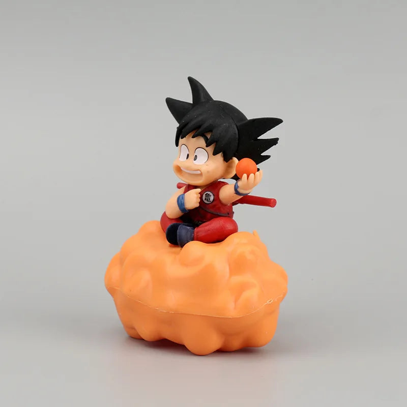 10cm Super Saiyan Goku Sitting on Cloud – Dragon Ball Z PVC Mini Figure - Image 4