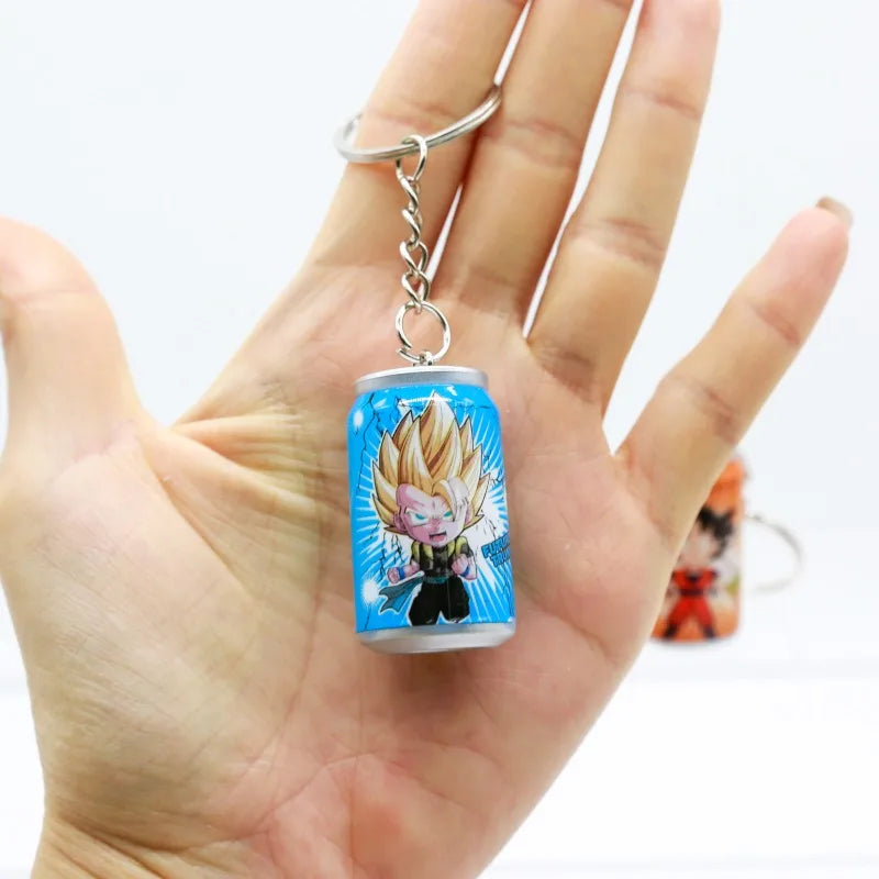 Son Goku Vegeta Miniature Can Keychain - Image 2