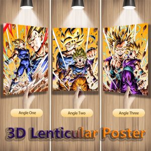 Dragon Ball Vegeta 3D Lenticular Poster