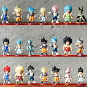 Dragon Ball Super Saiyan Son Goku 21pcs Figure Set