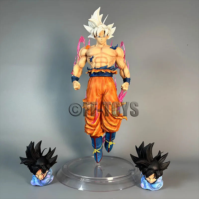 Ultra Instinct Vegeta Action Figure – Dragon Ball Z PVC Statue with Replacement Heads - Image 6