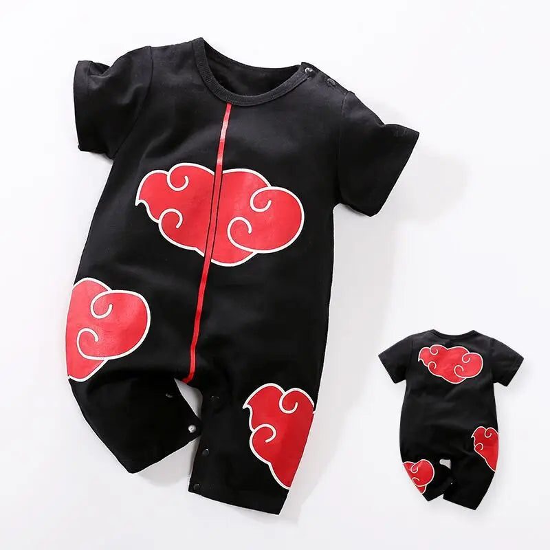 Newborn Anime Cosplay Romper – Baby Bodysuit Costume (Kakashi, Akatsuki, Chopper, Zoro, Vegeta) - Image 3
