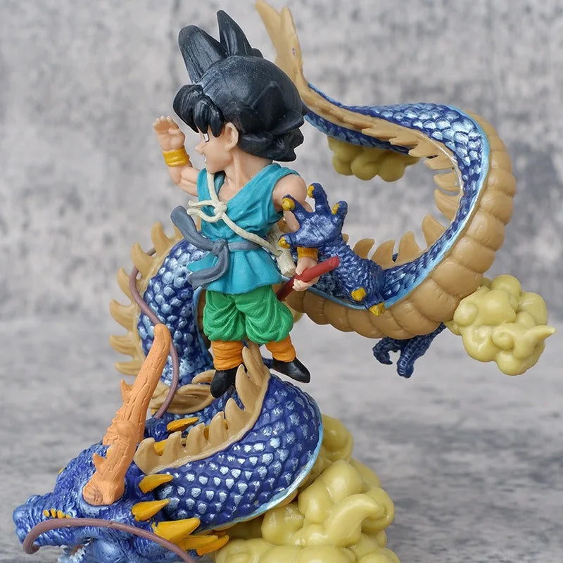 13CM Dragon Ball Goodbye Goku Shenron GT Son Goku Super Saiyan Figure - Image 3