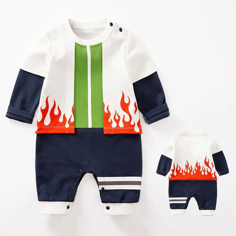 Newborn Anime Cosplay Romper – Baby Bodysuit Costume (Kakashi, Akatsuki, Chopper, Zoro, Vegeta) - Image 13