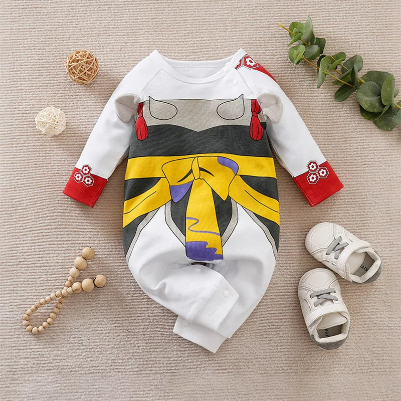 Newborn Anime Cosplay Romper – Baby Bodysuit Costume (Kakashi, Akatsuki, Chopper, Zoro, Vegeta) - Image 22
