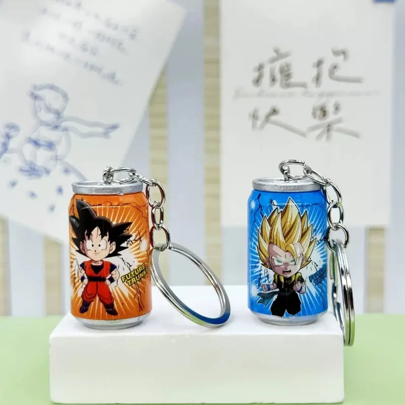 Son Goku Vegeta Miniature Can Keychain - Image 3