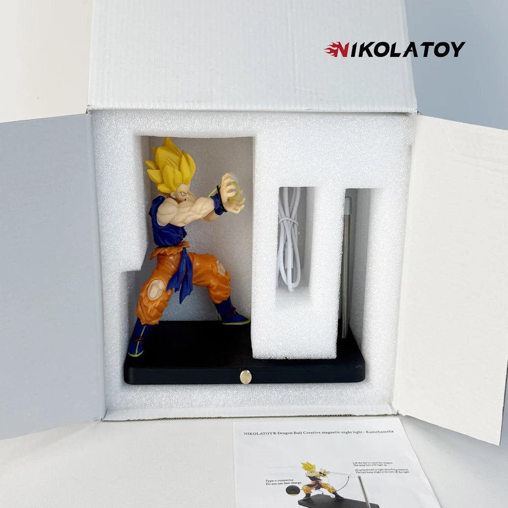 Son Goku Kamehameha Wave Magnetic Light Lamp - Image 10