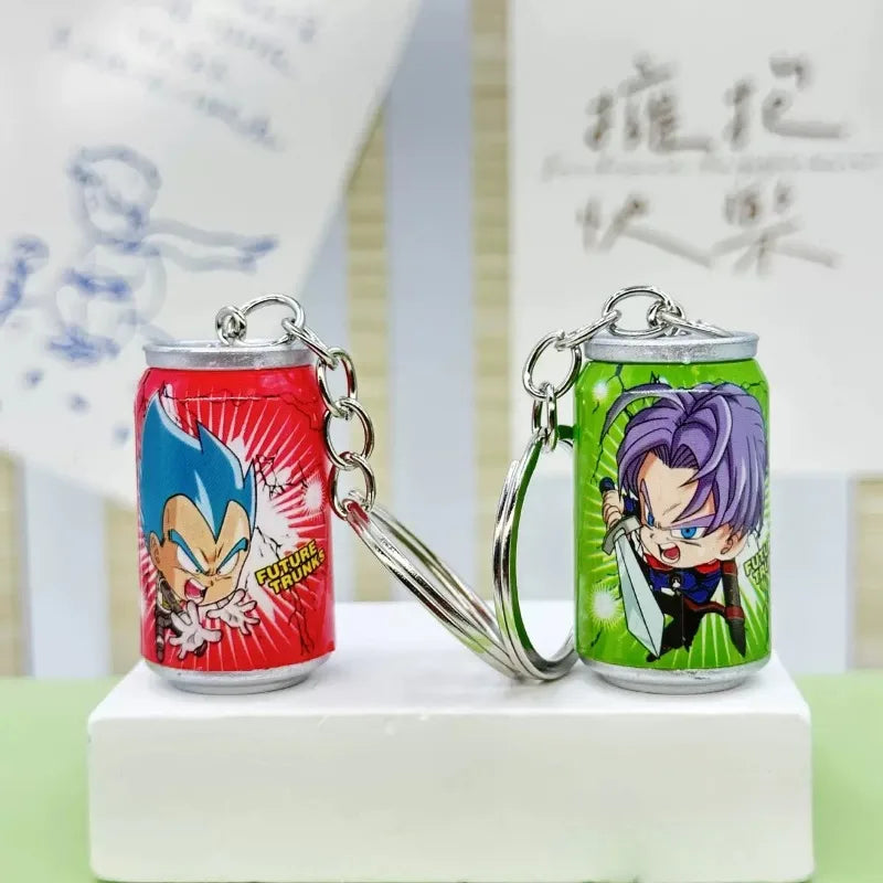 Son Goku Vegeta Miniature Can Keychain - Image 4