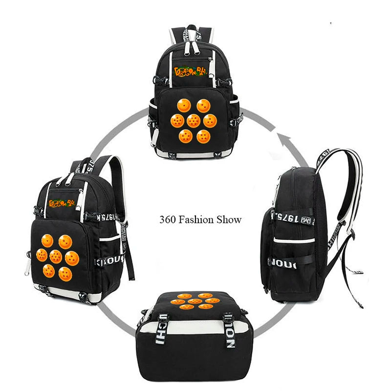 3Pcs/set Anime Dragon Ball Backpack - Image 7