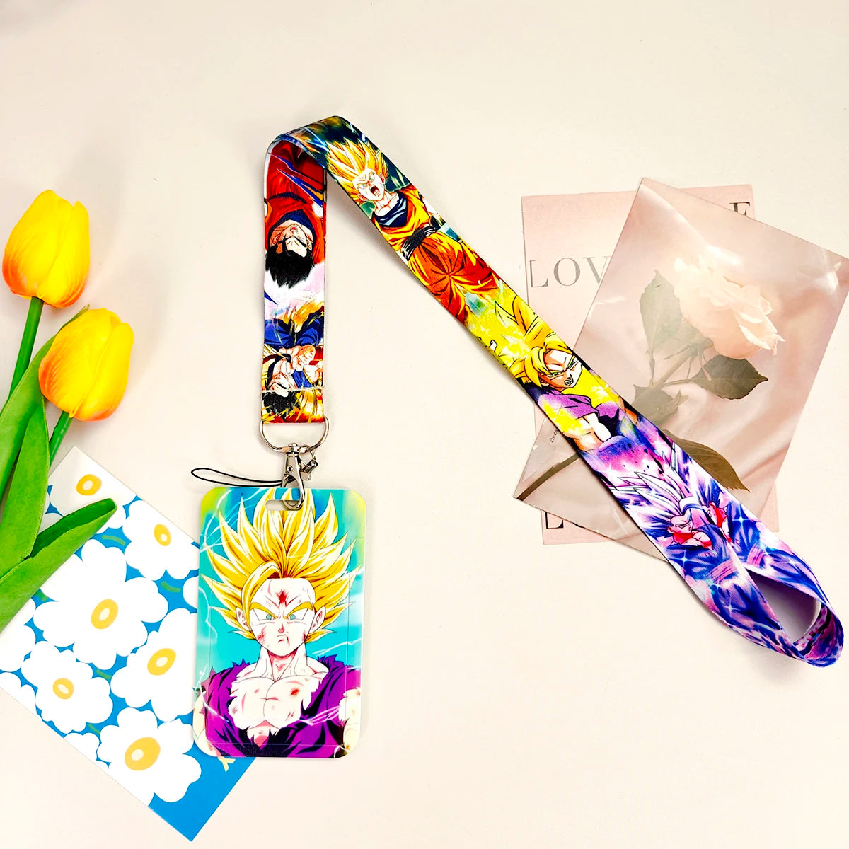 Wholesale Anime Movie Dragon Ball Lanyard – Keys, Neck Strap, Card Badge, Key Chain Holder - Image 15