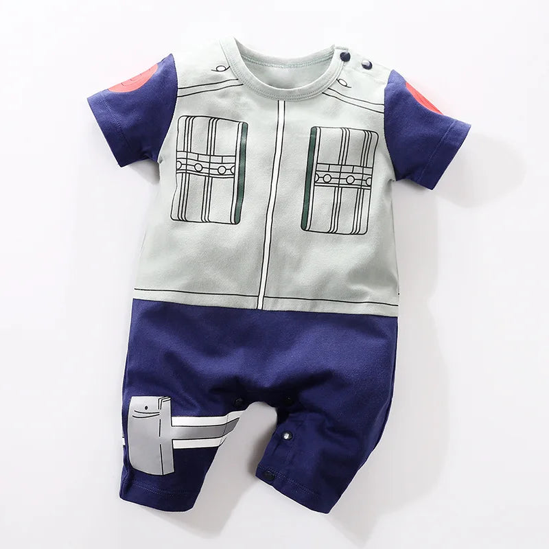 Newborn Anime Cosplay Romper – Baby Bodysuit Costume (Kakashi, Akatsuki, Chopper, Zoro, Vegeta) - Image 38