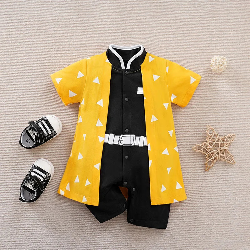 Newborn Anime Cosplay Romper – Baby Bodysuit Costume (Kakashi, Akatsuki, Chopper, Zoro, Vegeta) - Image 33