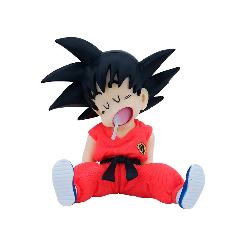 10cm Dragon Ball Z Kakarotto Sitting Goku Figure – Sleepy Pose - Image 8