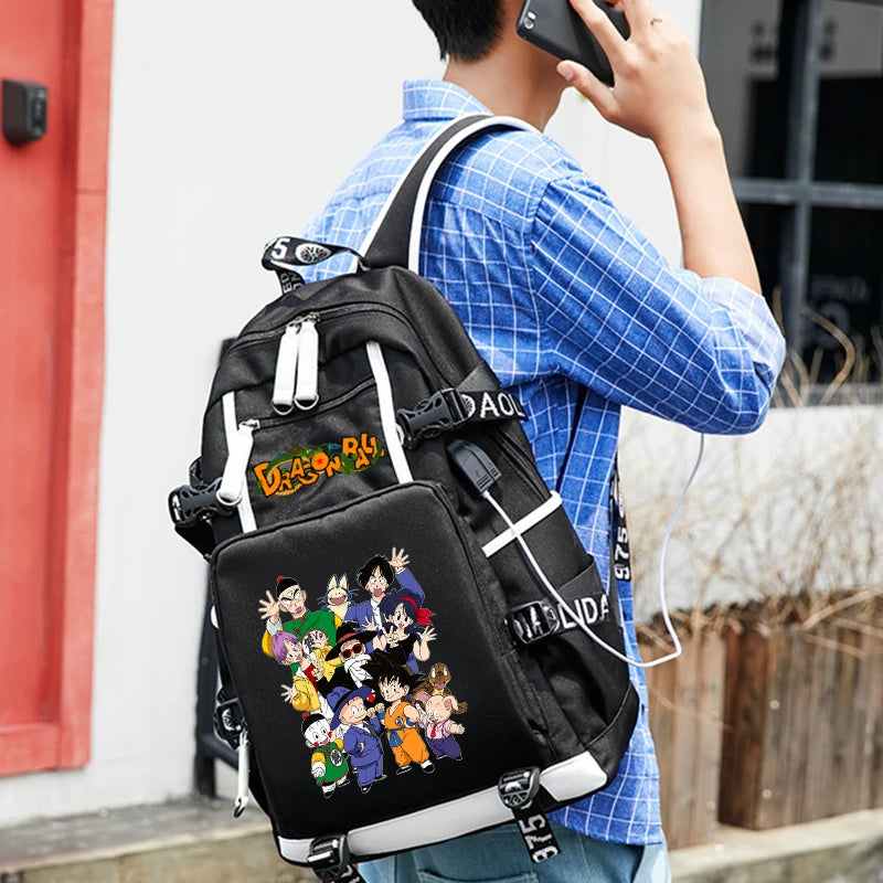 3Pcs/set Anime Dragon Ball Backpack - Image 5