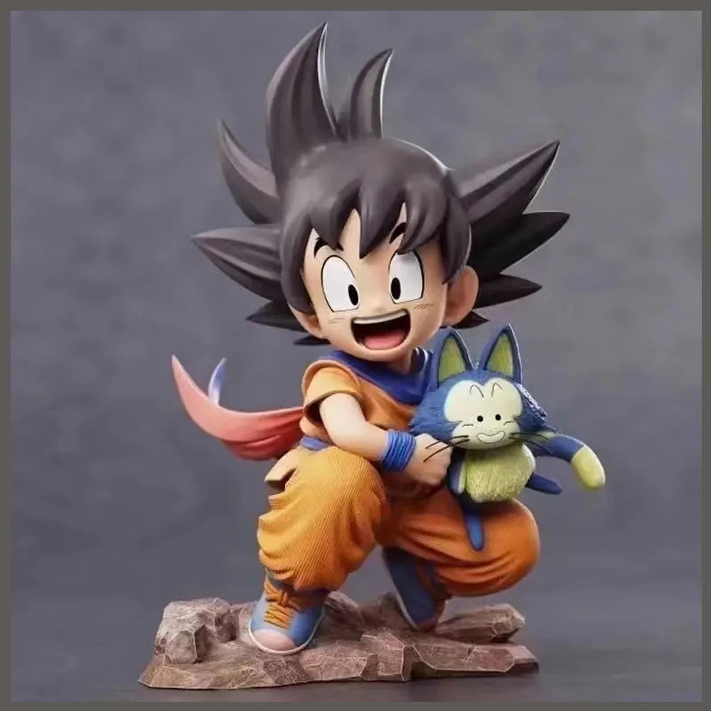 10cm/15cm Childhood Goku Hugging Figure - Image 2