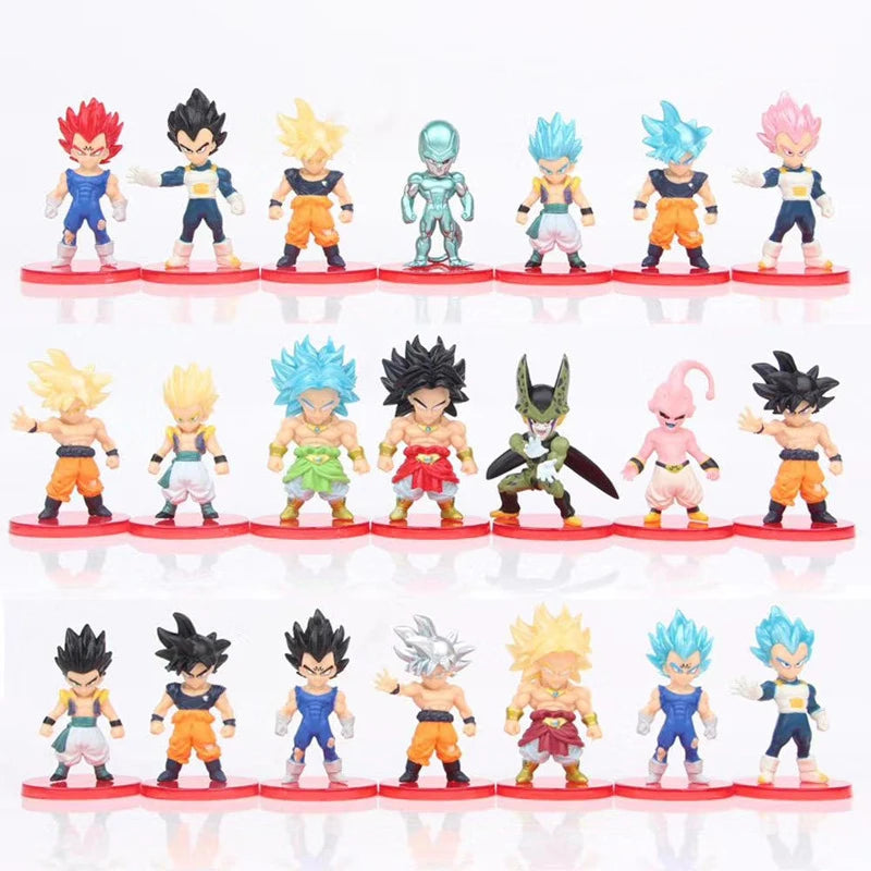 Dragon Ball Super Saiyan Son Goku 21pcs Figure Set - Image 2