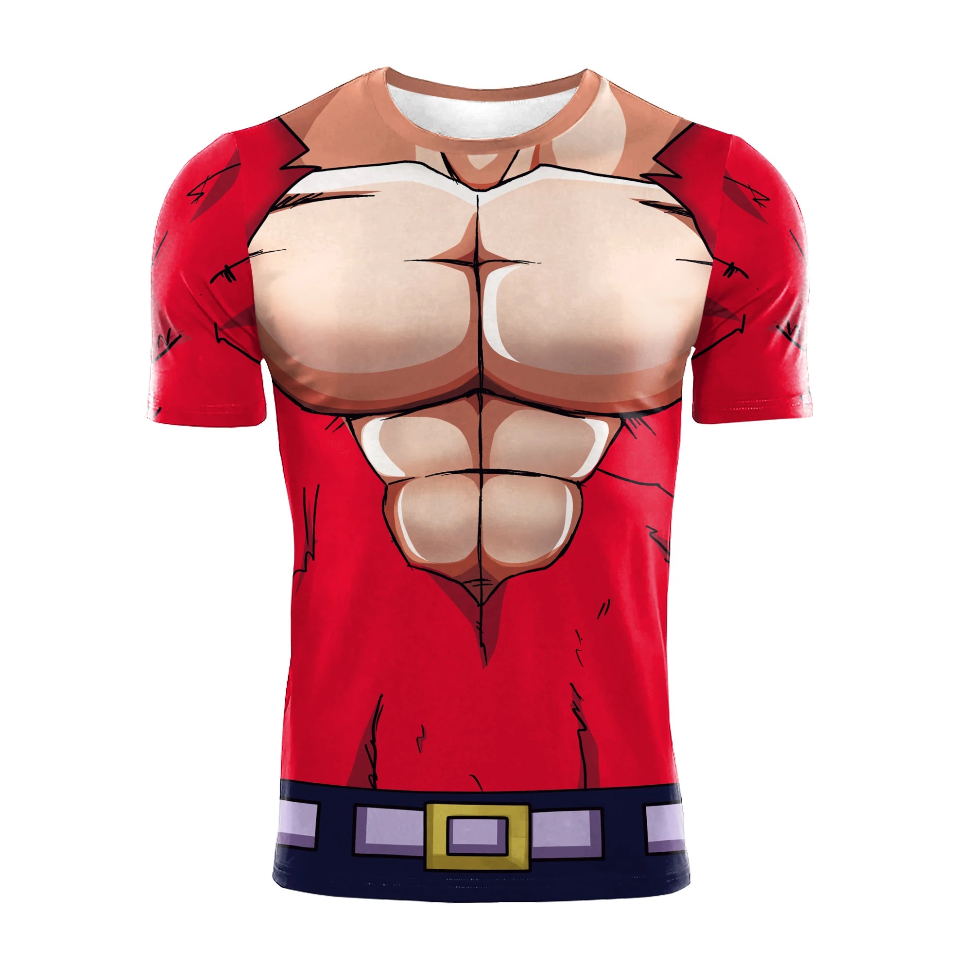 Zawaland Goku Cosplay T-Shirt – 3D Print Fitness Tee for Men - Image 10