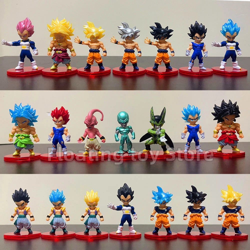 Dragon Ball Z Super Saiyan Action Figure Set - Image 3