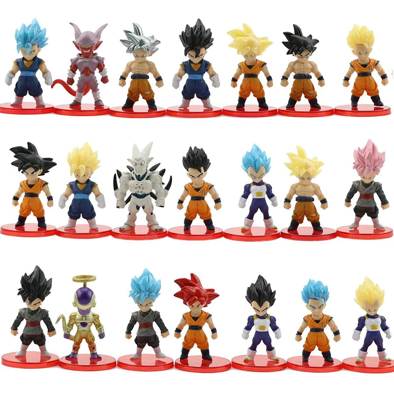 Dragon Ball Super Saiyan Son Goku 21pcs Figure Set - Image 3