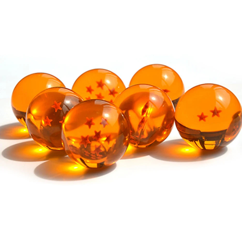 Large Dragon Ball Crystal Ball – Blue & Yellow - Image 6