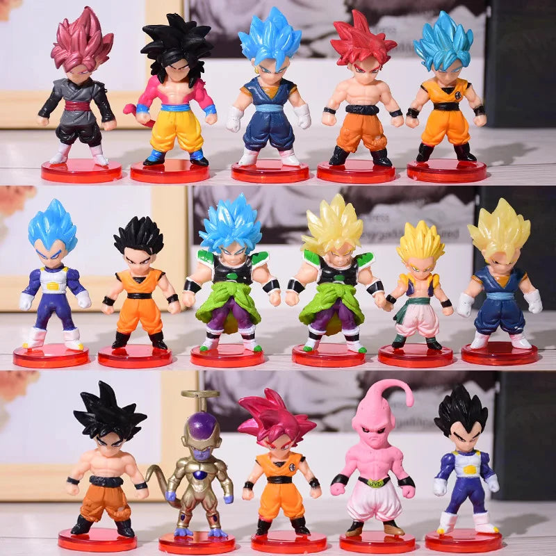 Dragon Ball Z Super Saiyan Action Figure Set - Image 2