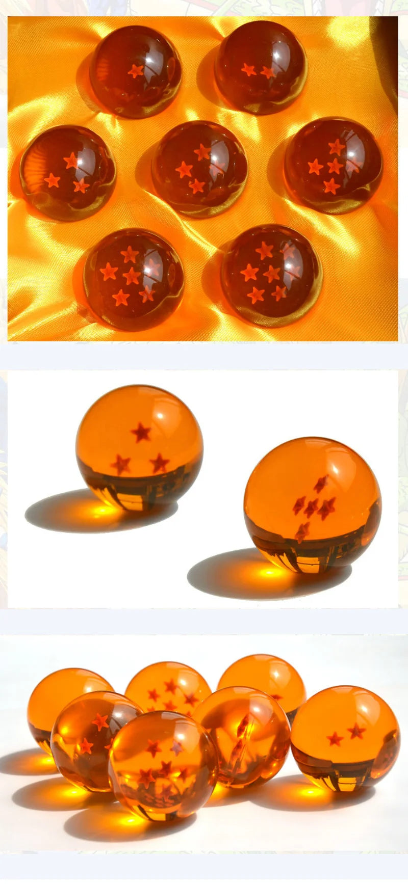 Large Dragon Ball Crystal Ball – Blue & Yellow - Image 12