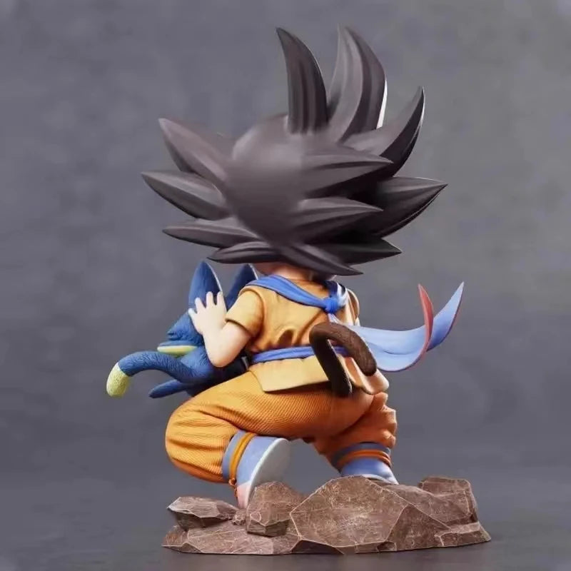 10cm/15cm Childhood Goku Hugging Figure - Image 3