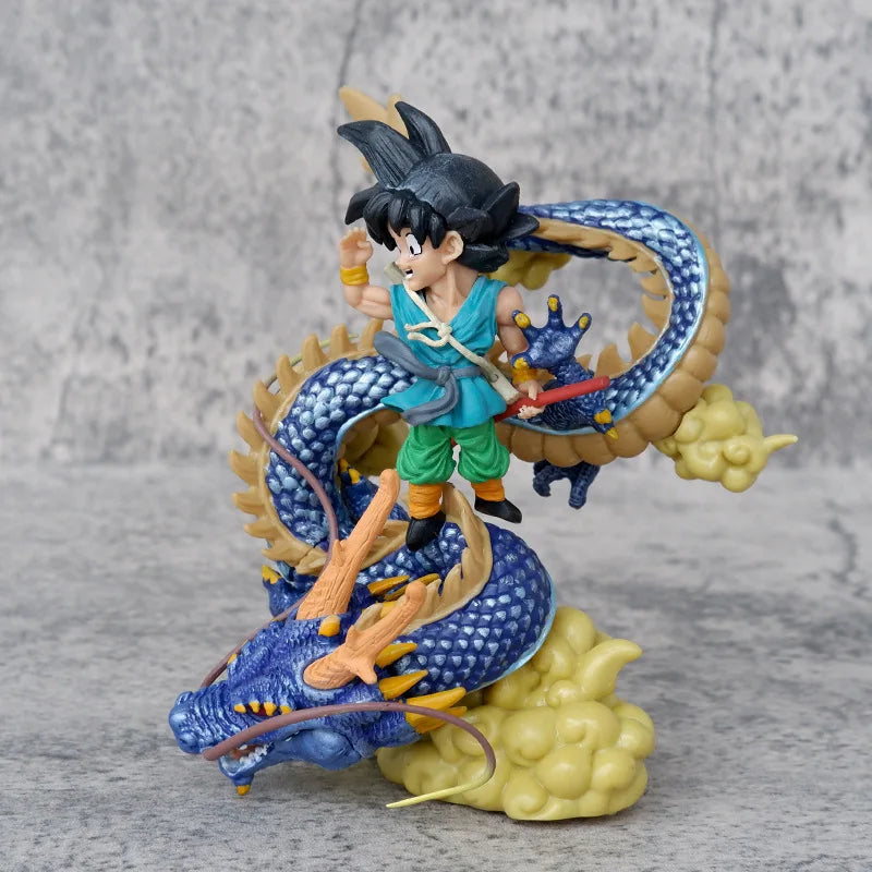 13CM Dragon Ball Goodbye Goku Shenron GT Son Goku Super Saiyan Figure - Image 4
