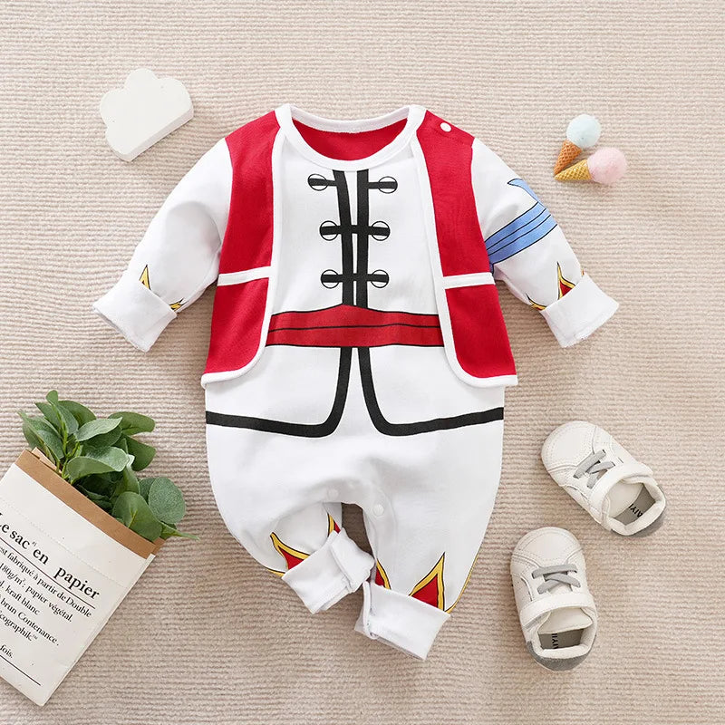 Newborn Anime Cosplay Romper – Baby Bodysuit Costume (Kakashi, Akatsuki, Chopper, Zoro, Vegeta) - Image 36