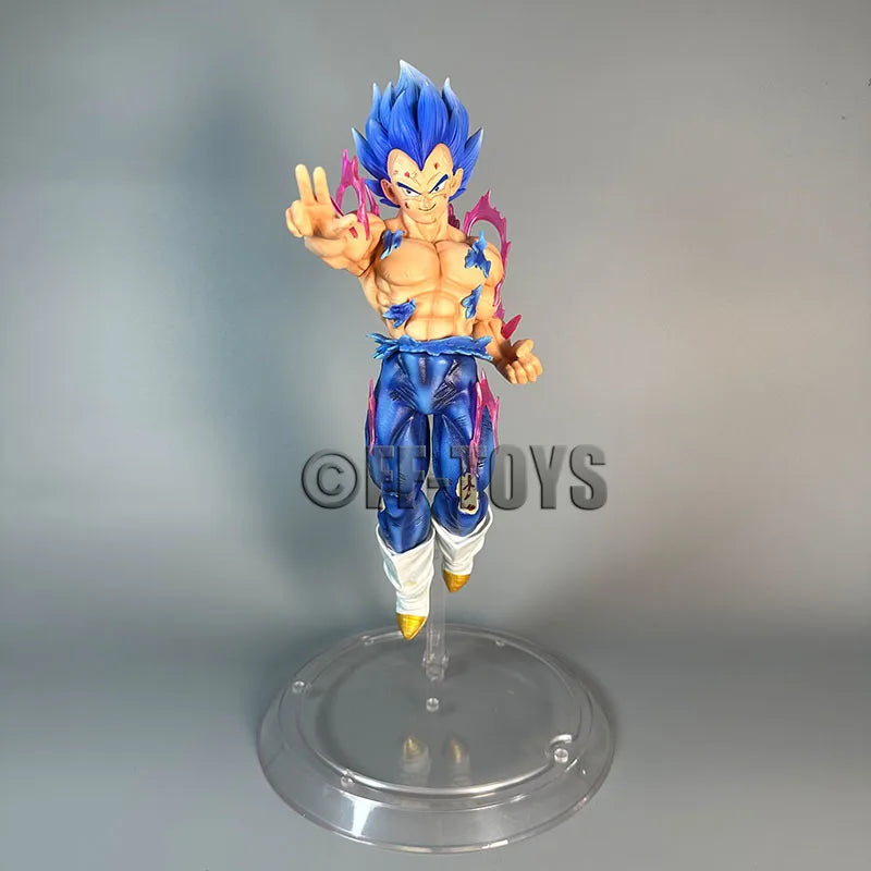 Ultra Instinct Vegeta Action Figure – Dragon Ball Z PVC Statue with Replacement Heads - Image 4