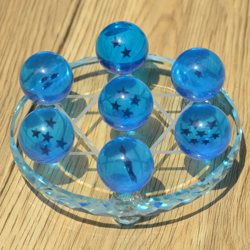 Large Dragon Ball Crystal Ball – Blue & Yellow - Image 15