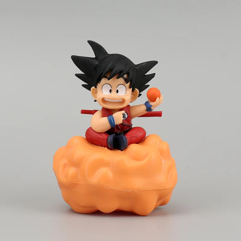 10cm Super Saiyan Goku Sitting on Cloud – Dragon Ball Z PVC Mini Figure - Image 5