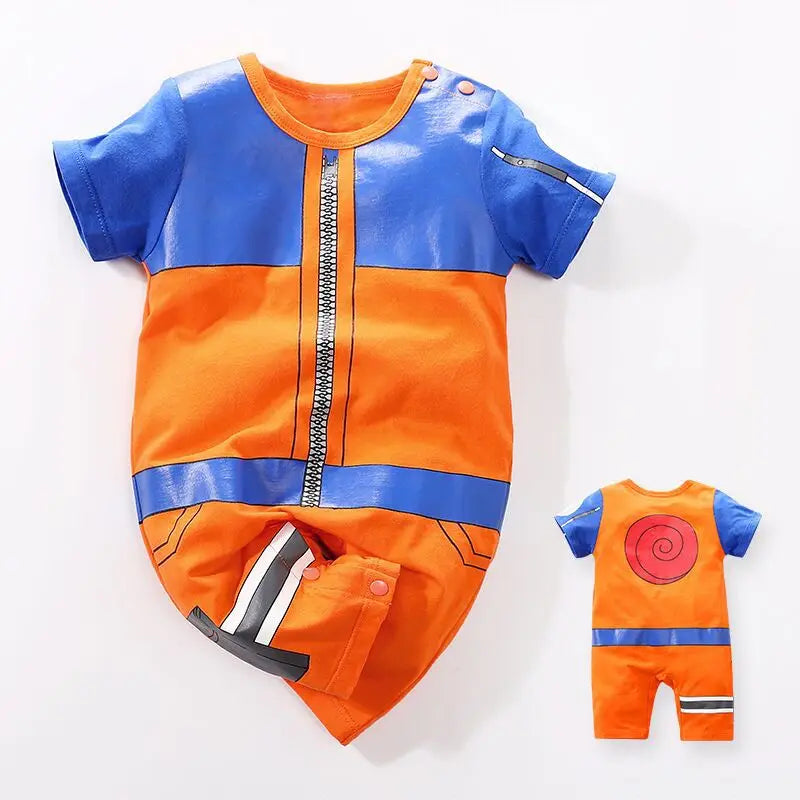Newborn Anime Cosplay Romper – Baby Bodysuit Costume (Kakashi, Akatsuki, Chopper, Zoro, Vegeta) - Image 26