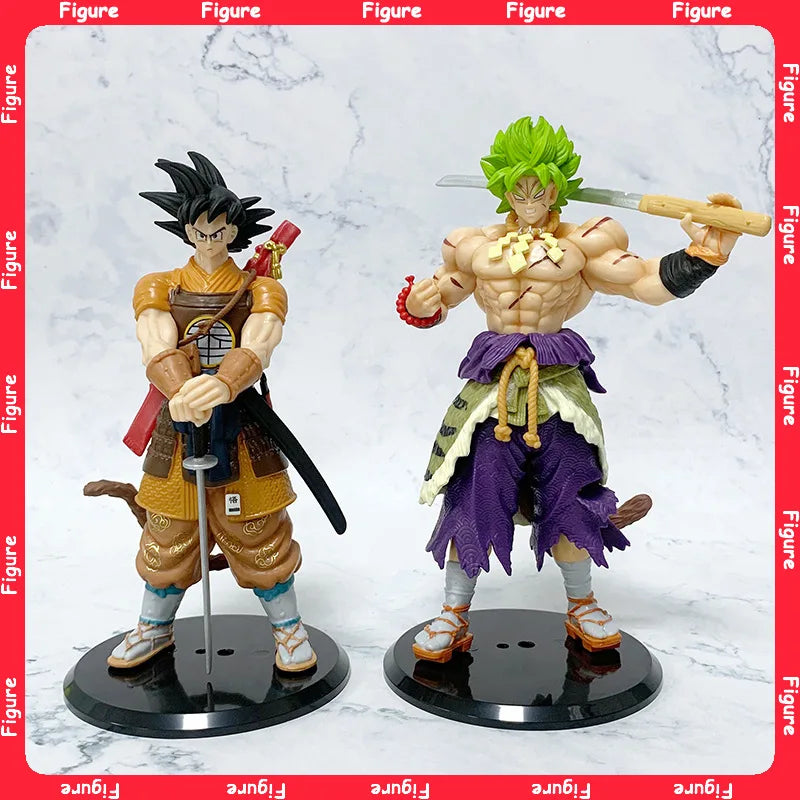21cm Anime Z Figure – Samurai Son Goku & Broly