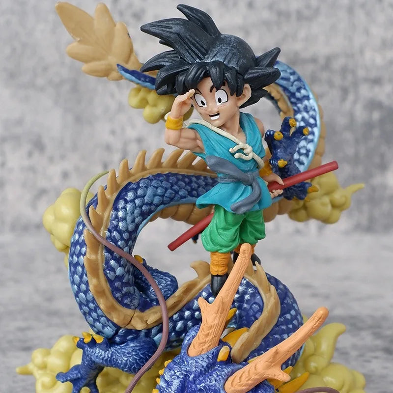 13CM Dragon Ball Goodbye Goku Shenron GT Son Goku Super Saiyan Figure - Image 7