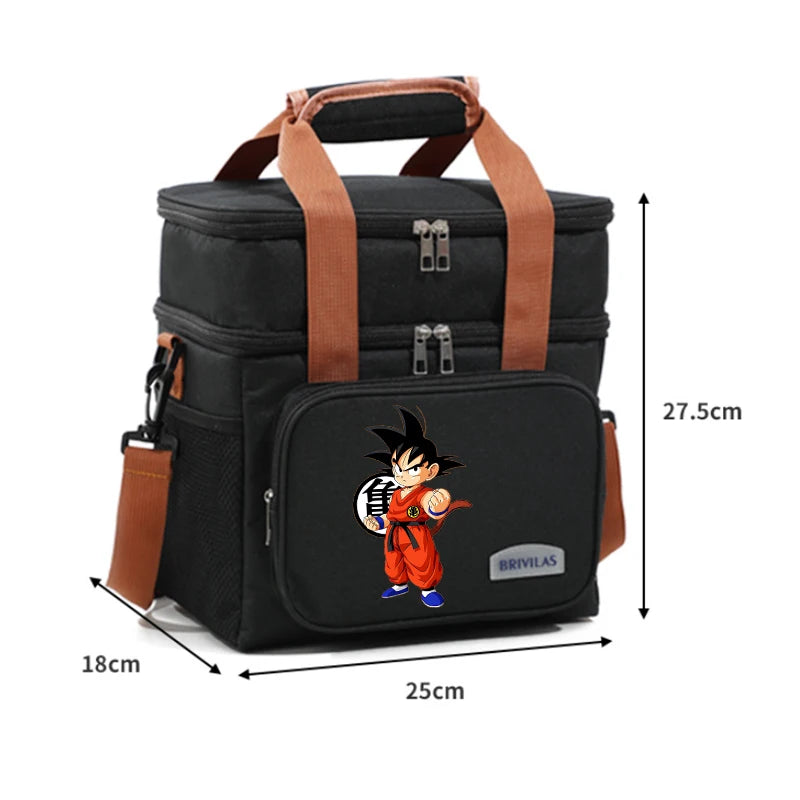 Dragon Ball Lunch Bags Boys Girls Cartoon Anime Figures Lunch Box - Image 3