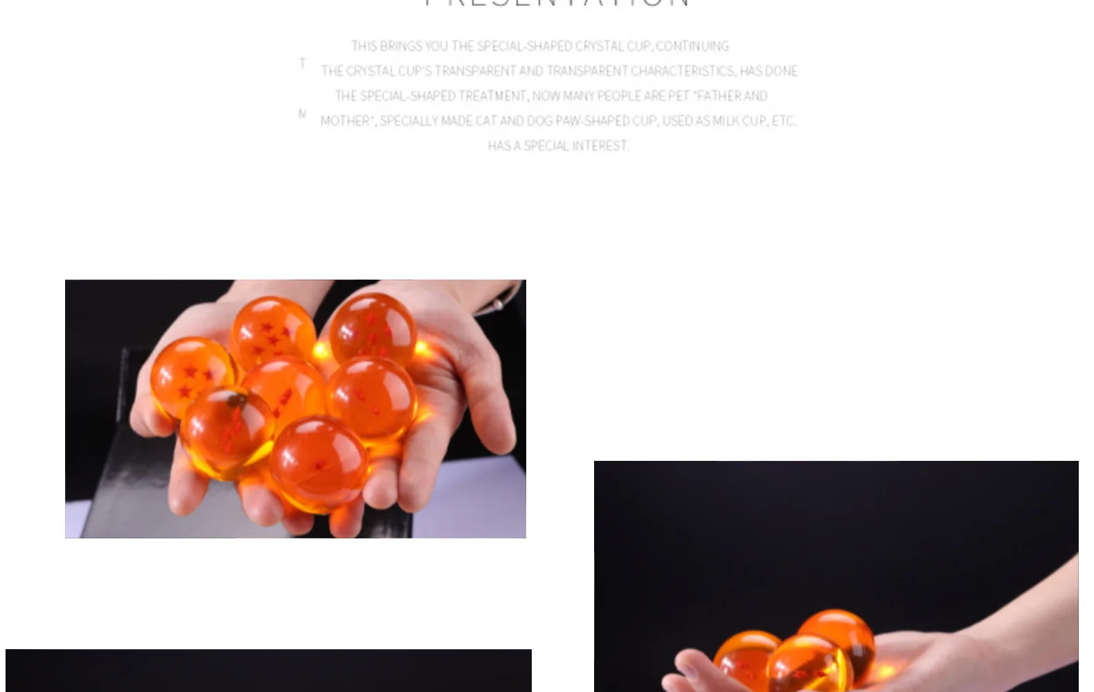 Large Dragon Ball Crystal Ball – Blue & Yellow - Image 10