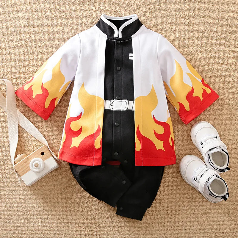 Newborn Anime Cosplay Romper – Baby Bodysuit Costume (Kakashi, Akatsuki, Chopper, Zoro, Vegeta) - Image 14