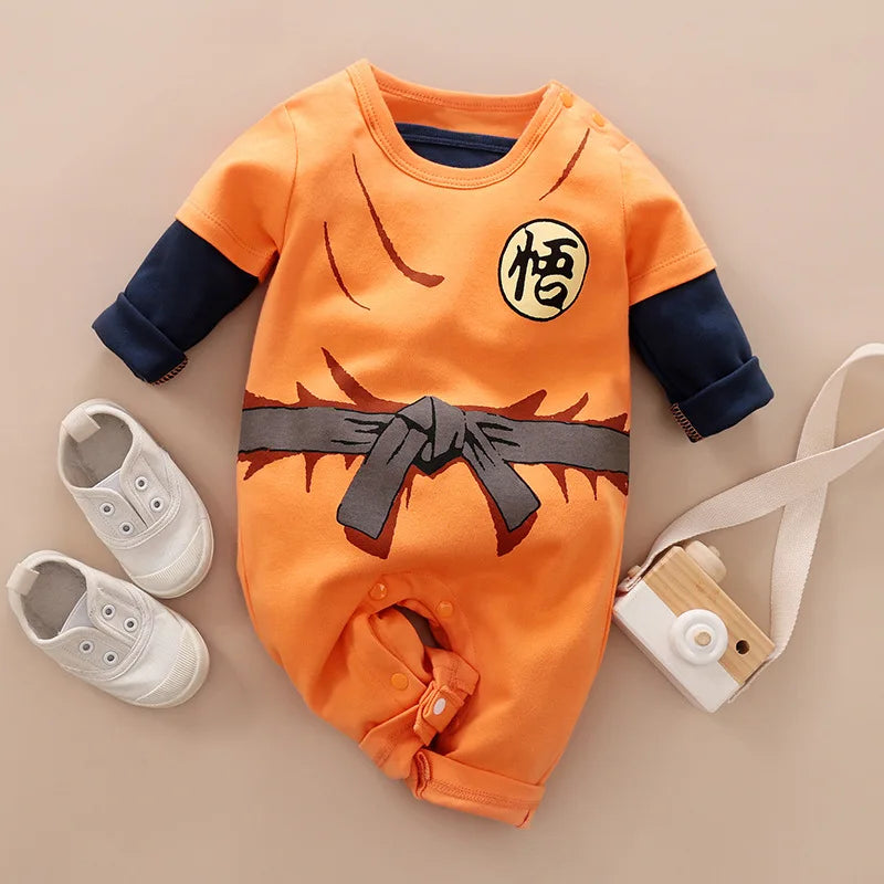 Newborn Anime Cosplay Romper – Baby Bodysuit Costume (Kakashi, Akatsuki, Chopper, Zoro, Vegeta) - Image 42